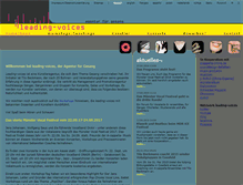 Tablet Screenshot of leading-voices.com